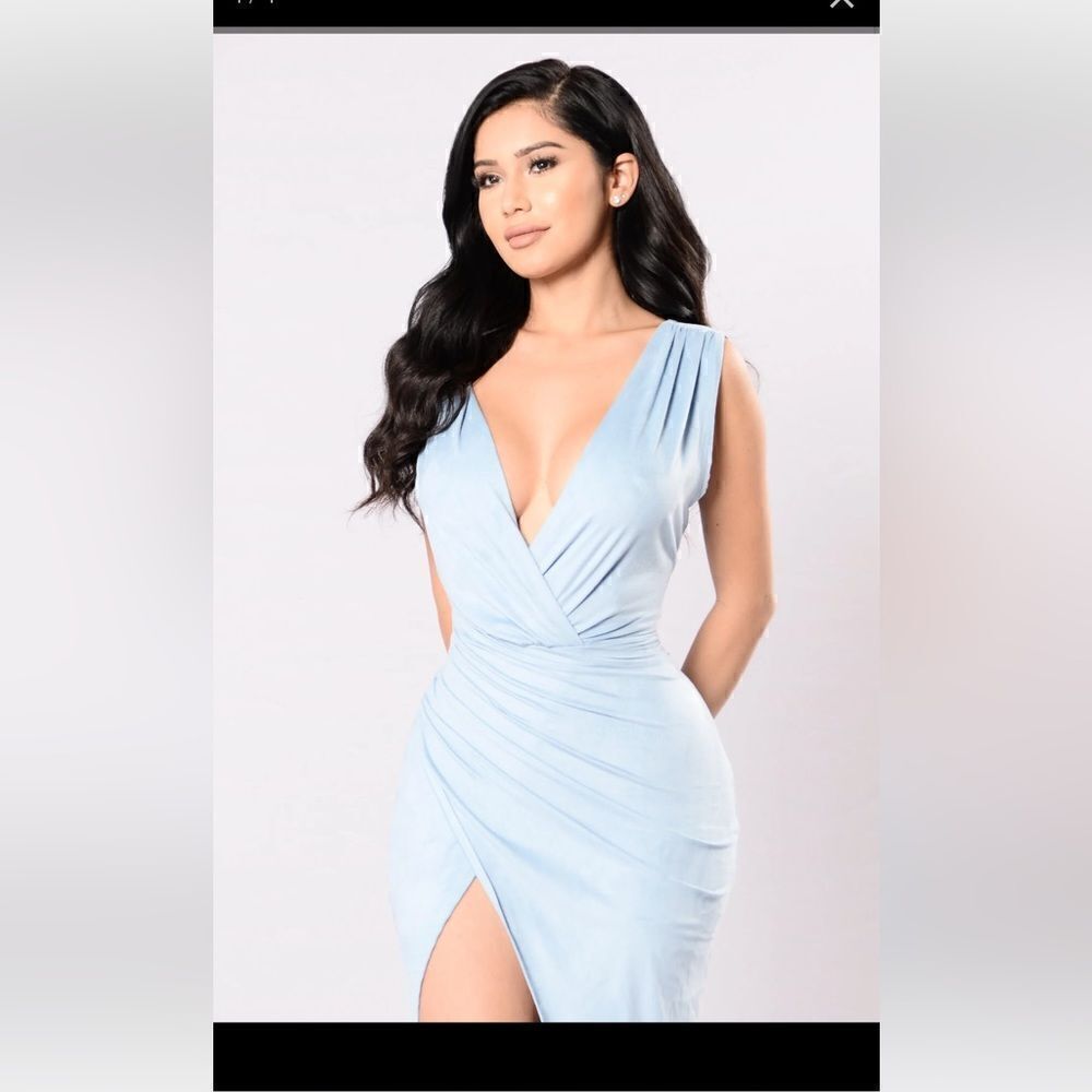 Fashion Nova Nature Made in Denim Blue SZ M